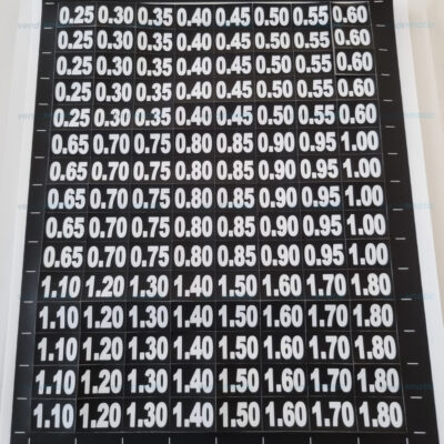 Bogen Preisauszeichnung