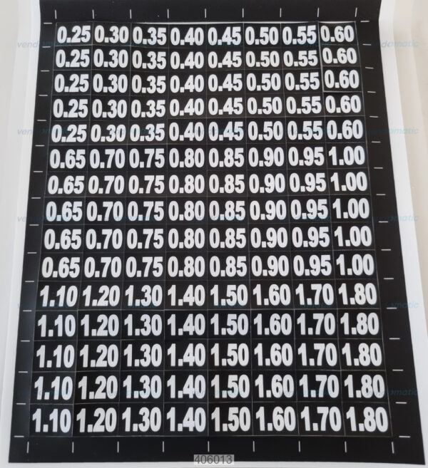 Bogen Preisauszeichnung